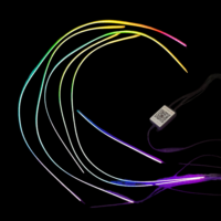 Bande lumineuse LED flexible pour capot de voiture 12V, feux de jour, nouvelle lampe d'ambiance universelle pour voiture, décoration