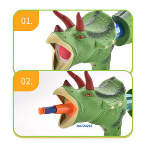 Balle souple en mousse Jeu <span class=keywords><strong>de</strong></span> tir électrique T-Rex Tir <span class=keywords><strong>Dinosaure</strong></span> Pistolet à balle souple Air Power Gun Jouet avec son et lumière - Product Image 4