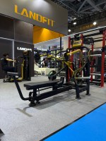 Nouveau design 2026, durable, direct usine, MOQ 1, LAND Fitness LD-4007, Machine de musculation à charge par disques, Presse à jambes pour usage universel