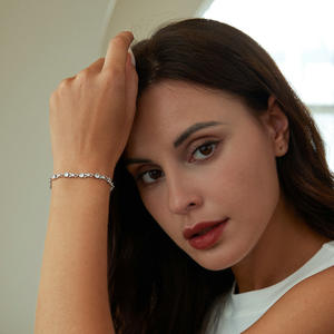 Bracelet en Zircon Cubique Chaîne <span class=keywords><strong>Tennis</strong></span> Réglable pour <span class=keywords><strong>Femme</strong></span>, Bijou Coloré, Cadeau <span class=keywords><strong>de</strong></span> Mariage - Product Image 5