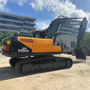 รถขุดฮุนได HX220HD ขนาด 22 ตัน อุปกรณ์ก่อสร้างสำหรับงานหนัก พร้อมบุ้งกี๋ขุด - Product Image 5
