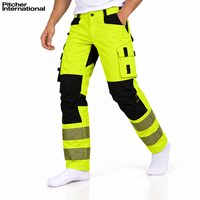 Pantalons de travail de sécurité personnalisés avec poches cargo pour les marques d'uniformes industriels en marque blanche, fourniture OEM