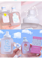 Mini Eau de Parfum Vaporisateur Corporel 50ml Longue Durée Parfum Léger pour Étudiants Unisexe Ours Bébé avec Senteur Lait de Pêche