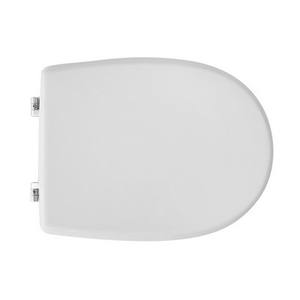 Asiento de inodoro para Astra Gemma Vase Forma 6, blanco, 50,5 cm de longitud, bisagras en espiral - Product Image 1