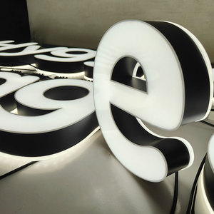 Bên ngoài kinh doanh dấu hiệu tùy chỉnh dấu hiệu ngoài trời thắp sáng 3D <span class=keywords><strong>frontlit</strong></span> Backlit / Side lit kênh chữ signage - Product Image 3