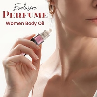 Huiles parfumées Very Good Girl Style Roll-On Huile corporelle pour femme 10ml 0.33 Fl oz Longue durée Écologique Qualité supérieure Floral Fruité