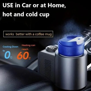 Car Cooling and <b>Heating</b> Cup Holder With Coffee Cup 2 in 1 12V 36W Intelligent Auto Heater Cooling Travel Mug for Car Electrical - Product Image 5