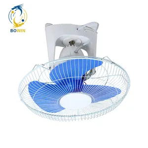 FOSHAN Factory 16 Inch Orbit Fan 360 Degree Oscillating Ceiling Fan Wall Hanging Fan 3 Speeds