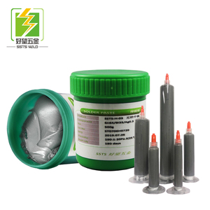 जंग प्रतिरोध मध्यम पिघलने बिंदु सोल्डर पेस्ट 63/37 का उपयोग करने के लिए उत्कृष्ट उच्च आवृत्ति वेल्डिंग सुविधाजनक - Product Image 1