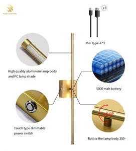 Vàng dẫn Đèn tường cho hành lang chiếu sáng Pin hoạt động với điều khiển từ xa cho đầu giường lối đi & Hành lang sử dụng - Product Image 3