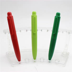 Mini bolígrafos de bolsillo coloridos bonitos, bolígrafos Macaron Chubby para oficina de bolsillo, bolígrafos con logotipo personalizable - Product Image 1