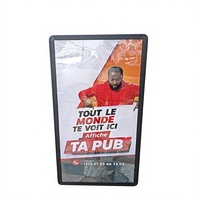 Afficheur portable sans fil léger pour sac à dos, idéal pour les événements nocturnes, les rues et les expositions en extérieur