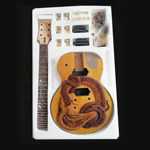 <span class=keywords><strong>Kit</strong></span> de <span class=keywords><strong>guitarra</strong></span> DIY sin terminar escultura de <span class=keywords><strong>guitarra</strong></span> <span class=keywords><strong>eléctrica</strong></span> conjuntos de serpiente <span class=keywords><strong>guitarra</strong></span> de <span class=keywords><strong>construcción</strong></span> sin terminar - Product Image 4
