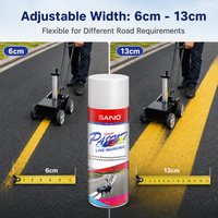 Peinture aérosol pour marquage routier, séchage rapide, revêtement pour lignes de stationnement