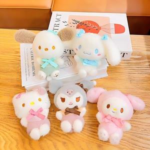 Chất Lượng Cao Dễ Thương Phim Hoạt Hình Hình Hàn Quốc Phong Cách Kuromi Giai Điệu Kitty Mèo Sang Trọng Túi Xách Ví <span class=keywords><strong>Keychain</strong></span> Đồ Chơi - Product Image 4