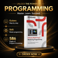 GODIAG Multi Prog : Système de programmation méthodique, 586 pages, livre en anglais et espagnol, apprenez la programmation électronique automobile