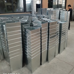 Bolsas para Basura Rectangulares de Acero Inoxidable para Exteriores, Contenedores de Residuos Metálicos de 0.3mm de Grosor para Uso en Exteriores - Product Image 1