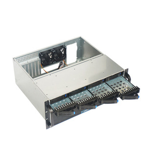 Máy chủ 4U 8 khay, khung máy chủ lắp rack, khung máy chủ bằng thép SGCC 1.2mm, bảng nối đa năng SAS/<span class=keywords><strong>SATA</strong></span> với giao diện tùy chọn - Product Image 4