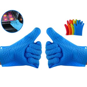 <span class=keywords><strong>Gant</strong></span> <span class=keywords><strong>de</strong></span> <span class=keywords><strong>cuisine</strong></span> en silicone amusant, imperméable, chauffant, résistant à la chaleur et antiadhésif pour barbecue - Product Image 1