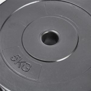 Venta DE FÁBRICA DE Nantong <span class=keywords><strong>Cemento</strong></span> de plástico negro Lleno de pesas con mancuernas regulares Placa de peso Pesos libres - Product Image 5