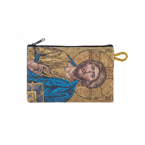 Iconography-cartera tejida y bolsa para rosario, diseño de Jesús - Product Image 2