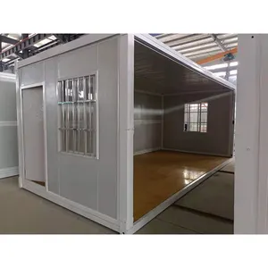 일본 에코 프렌드 금속 사무실 건물 모듈 식 접이식 용기 휴대용 사무실 오두막