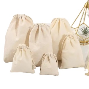 Proveedor Mayorista de Bolsas Grandes de Algodón Orgánico con Cordón, Empaque de Lona Personalizable para Artículos de Bebé, Bajo MOQ, Asa de Cuerda - Product Image 1