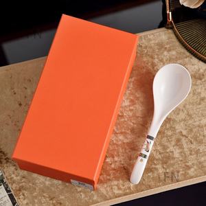 ช้อนเซรามิกคุณภาพสูงสำหรับใช้ในครัวเรือน ช้อนตักข้าวสำหรับครัว - Product Image 3