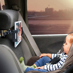 Prezzo all'ingrosso 360 °   Supporto Girevole per Tablet da Poggiatesta <span class=keywords><strong>Auto</strong></span> in ABS PC Silicone Lega Porta Cellulare Regolabile per Sedile Posteriore - Product Image 6