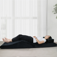Surmatelas en mousse à mémoire de forme incurvé pour extensions de cils - Ergonomique et confortable