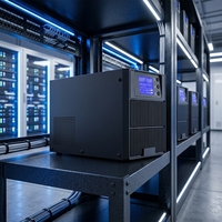 Fuente de Alimentación UPS 2KVA 1.4KW Monofásica 220VAC Onda Sinusoidal Pura con Batería de Plomo-Ácido para Laptop o Monitor