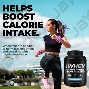 Poudre de protéines de lactosérum 100 % naturelle certifiée GMP JBY, mélange personnalisé riche en protéines pour le développement musculaire maigre avec BCAA - Product Image 5