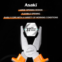 Combinaison de pinces à formes coupantes de type américain Outils à main Lineman Combinaison Wire Cutting Pliers 8"