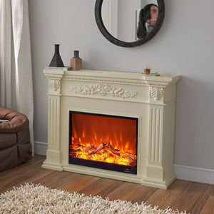 Chimenea eléctrica hecha <span class=keywords><strong>en</strong></span> EE. UU. con montaje <span class=keywords><strong>en</strong></span> pared Wi-Fi Acabado <span class=keywords><strong>en</strong></span> madera natural Control remoto Tipo de enchufe AU/US-Piezas de repuesto - Product Image 1