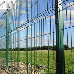 Recinzione V-Mesh 3D Curva, Pannelli di Recinzione in Filo Saldato Verniciato a Polvere, Recinzione di Sicurezza per Giardino in Acciaio, Design Modulare Trasparente - Product Image 3