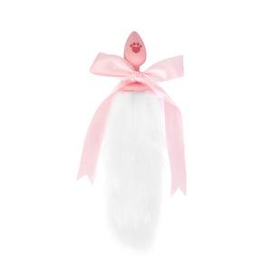 Zampa di gatto spina anale in Silicone con fiocco e coda coda anale femminile Cosplay anale giocattoli per adulti - Product Image 4