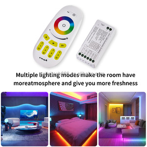 <strong>Remote</strong> Touch Screen <strong>4</strong> Zone Strip Light <strong>Controller</strong> <strong>DC</strong> 12V-24V RGB/RGBW 6A RF Connection Mode Dimmer with <strong>4</strong> <strong>Channels</strong> Output - Product Image 4