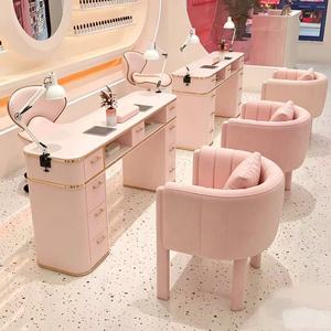 Table de manucure professionnelle avec aspirateur de poussière pour salon de beauté et spa - Product Image 2