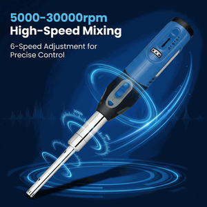 Homogénéiseur portable avec tête de distribution optionnelle, capable de gérer une capacité de 0,2 à 150 ml, ensemble HR-10B - Product Image 2