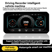 Zmecar MOTO Fit Écran de moto 6-7 pouces, luminosité automatique, IP67, Carplay, Android Auto, DVR, antivol, navigation pour 5.0