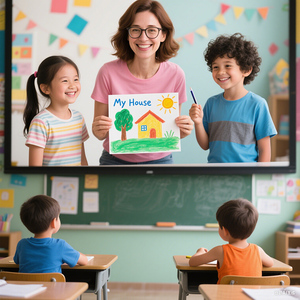 Tableau blanc interactif intelligent Hiseeview HT-86D 4K LCD infrarouge à 20 points tactiles, caméra 48MP, stylos magnétiques intelligents, Android OS, 1 an - Product Image 3
