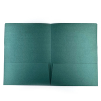 Dossiers de présentation personnalisés en feuille d'or, vente en gros, dossiers de poche professionnels pour entreprises