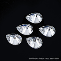 Moissanite de laboratoire taille ovale 1 carat couleur D blanc 2-10x4-14mm Effet de couleur/feu Certifié par un tiers Pierres précieuses en vrac de qualité supérieure