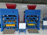 Les fabricants accordent une priorité aux fabricants de machines à briques proposant des machines à fabriquer des briques en ciment semi-automatiques 4-40 en promotion