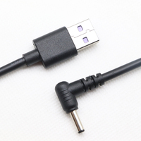 USB-zu-DC-Kabel DC 3,5x1,35mm Barrel Jack Adapter-Anschluss Strom ladekabel