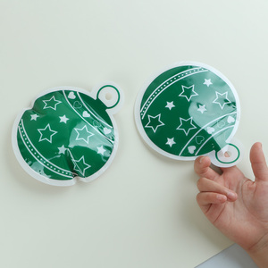 Noël petite cloche décoration emballage en plastique <span class=keywords><strong>sac</strong></span> à fermeture éclair bonbons auto-scellant cadeau de noël <span class=keywords><strong>sac</strong></span> à fermeture éclair avec trou de suspension - Product Image 5