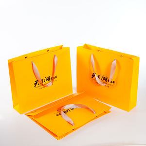 Sacs cadeaux en papier avec poignée découpée, corde en coton torsadée, plat, unique, <span class=keywords><strong>Victoria</strong></span> <span class=keywords><strong>Secret</strong></span>, pour la présentation de produits de luxe - Product Image 3