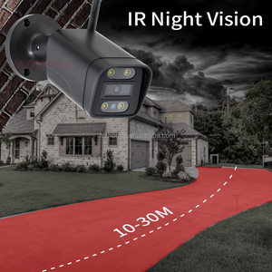 كاميرا مراقبة بدقة 8 ميجا بيكسل, كاميرا مراقبة بدقة 8 ميجا بيكسل لاسلكية واي فاي تدعم بروتوكول الانترنت CCTV رؤية ليلية كاميرا مراقبة منزلية للاستخدام الخارجي كاميرا ثنائية الاتجاه مزودة بالأشعة تحت الحمراء للرؤية الليلية كاميرا مراقبة - Product Image 5