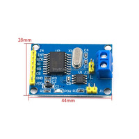 MCP2515 CAN bus módulo TJA1050 receptor SPI protocolo 51 microcontrolador programa rutina