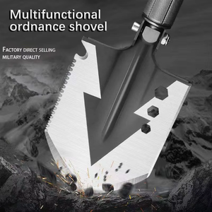 High Quality Portable <strong>Folding</strong> Spade Multifunctional Tactical Survival Outdoor <strong>Shovel</strong> <strong>Retractable</strong> Aluminum Camping <strong>Shovel</strong>